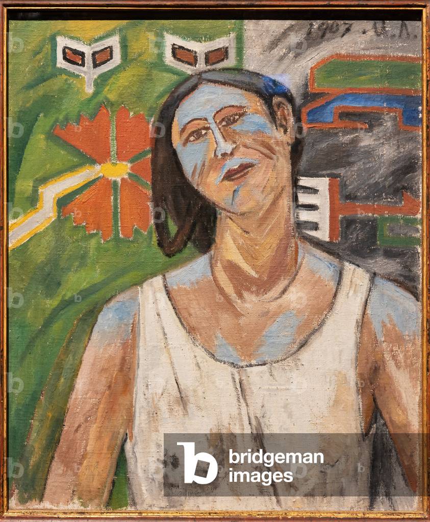 Ritratto di Natalia Goncharova, 1907 (olio su tela)