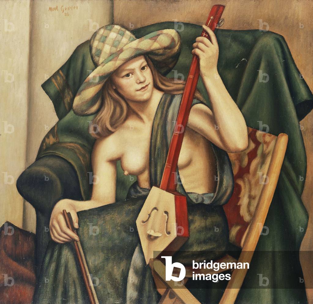 Immagine di Dipinto "il giapponese violino 1926 (olio su tela)", 1926 di Mark Gertler