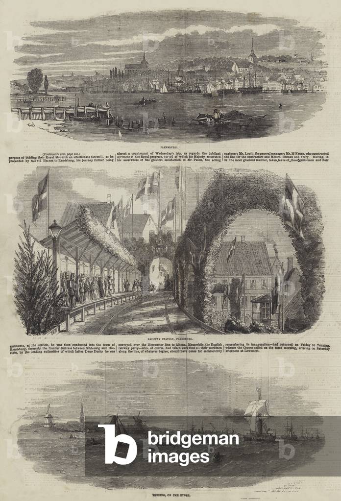 Visita reale in Germania (incisione)