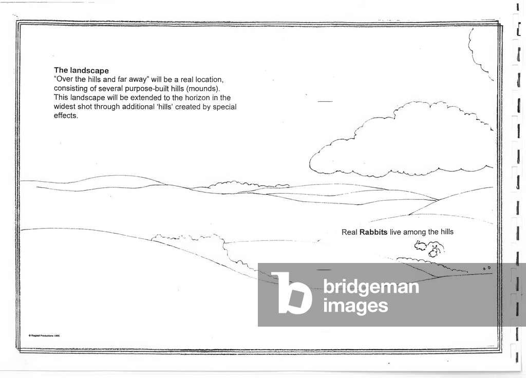 Image of Print depicting Teletubbies (print) by Jonathan Hills, b/w