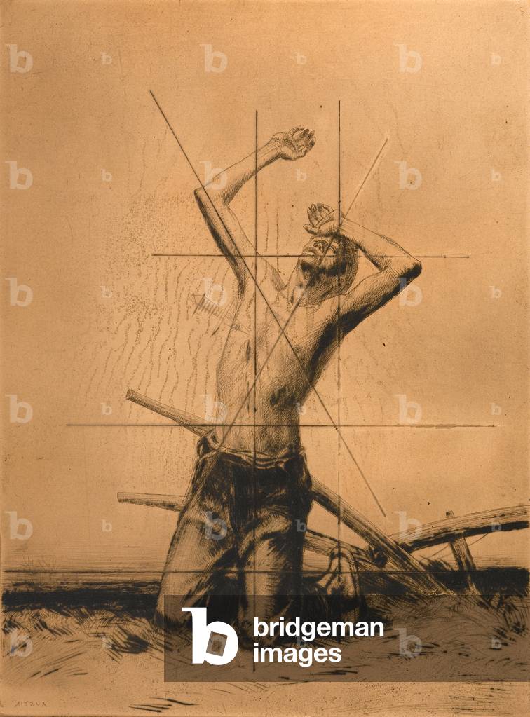 "Daher Pflug" 1924 von Robert Sargent Austin, b/w