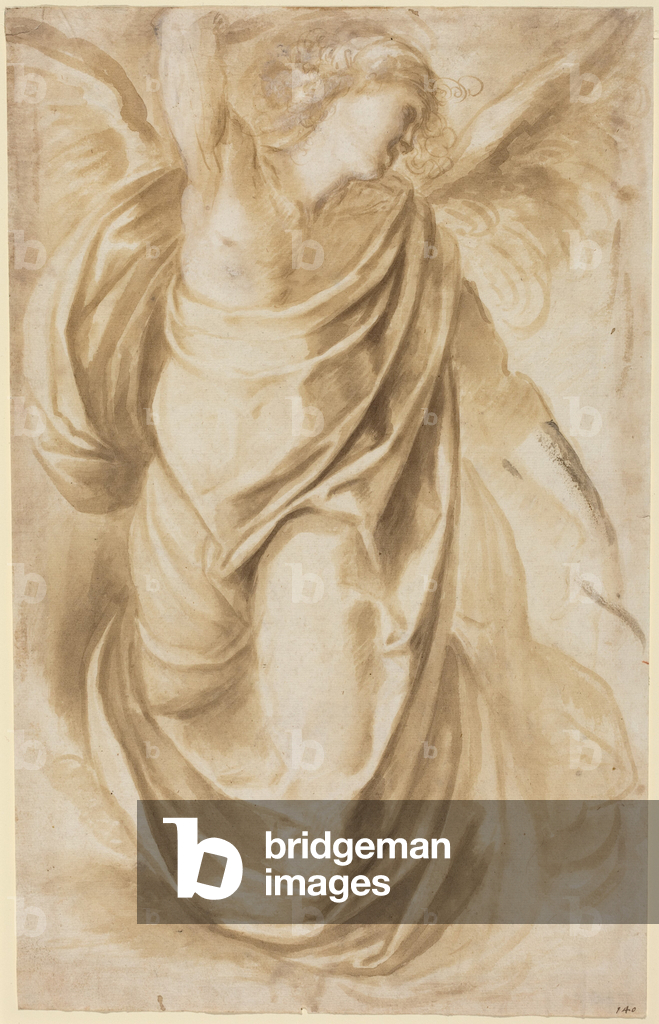 Bild von Zeichnung "Ein Engel" 1600 von Daniele Crespi