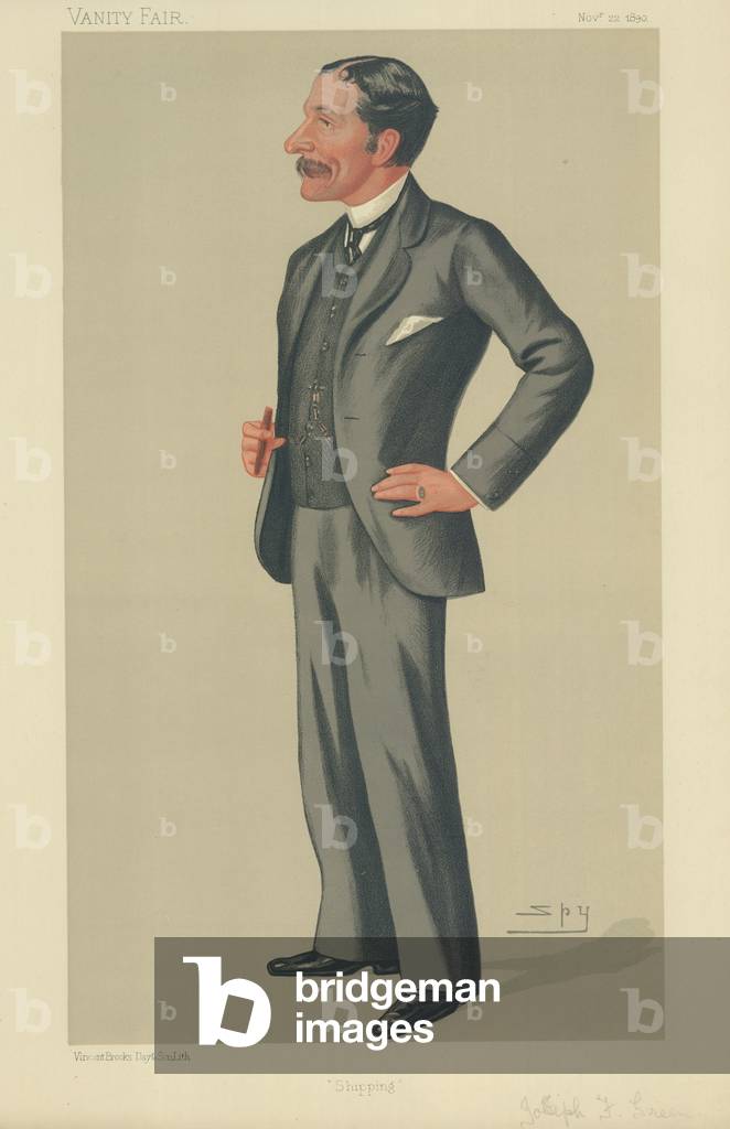 Mr Joseph Fletcher Green (colour litho)