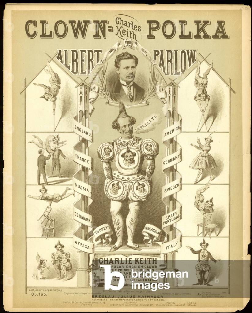 Charles Keith Clown-Polka, 1853 (stampa)