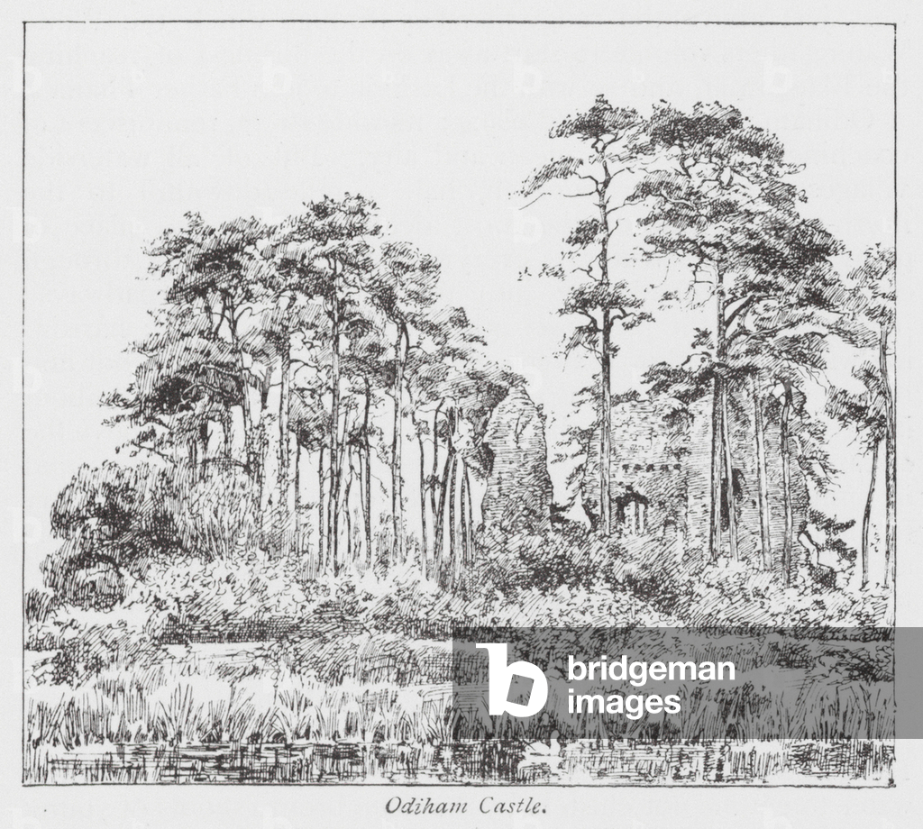 Schloss Odiham (Litho)