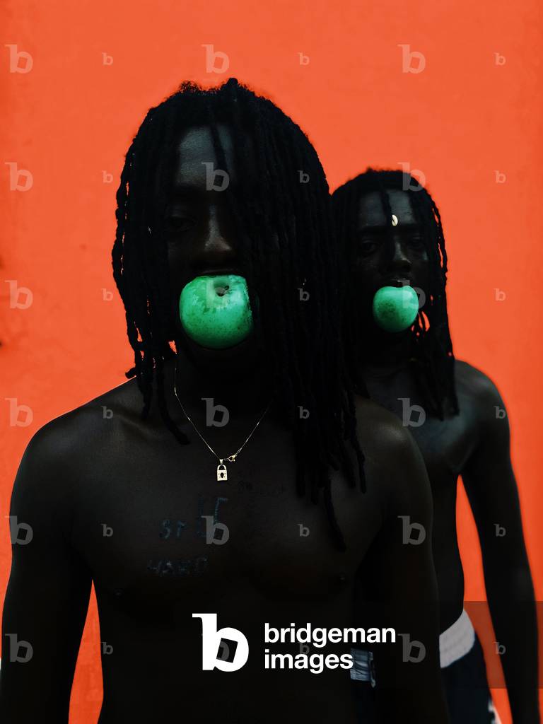 Zweimal das Lächeln v1.0, 2021 (digitales Bild)