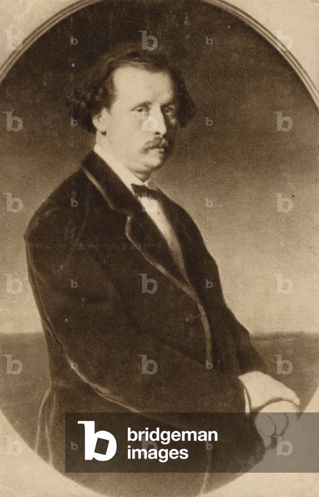 Immagine di Stampa "Ritratto di Anton Rubinstein (lito)" di Russian School