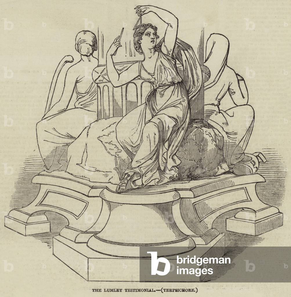 The Lumley Testimonial, Terpsichore (Gravur)