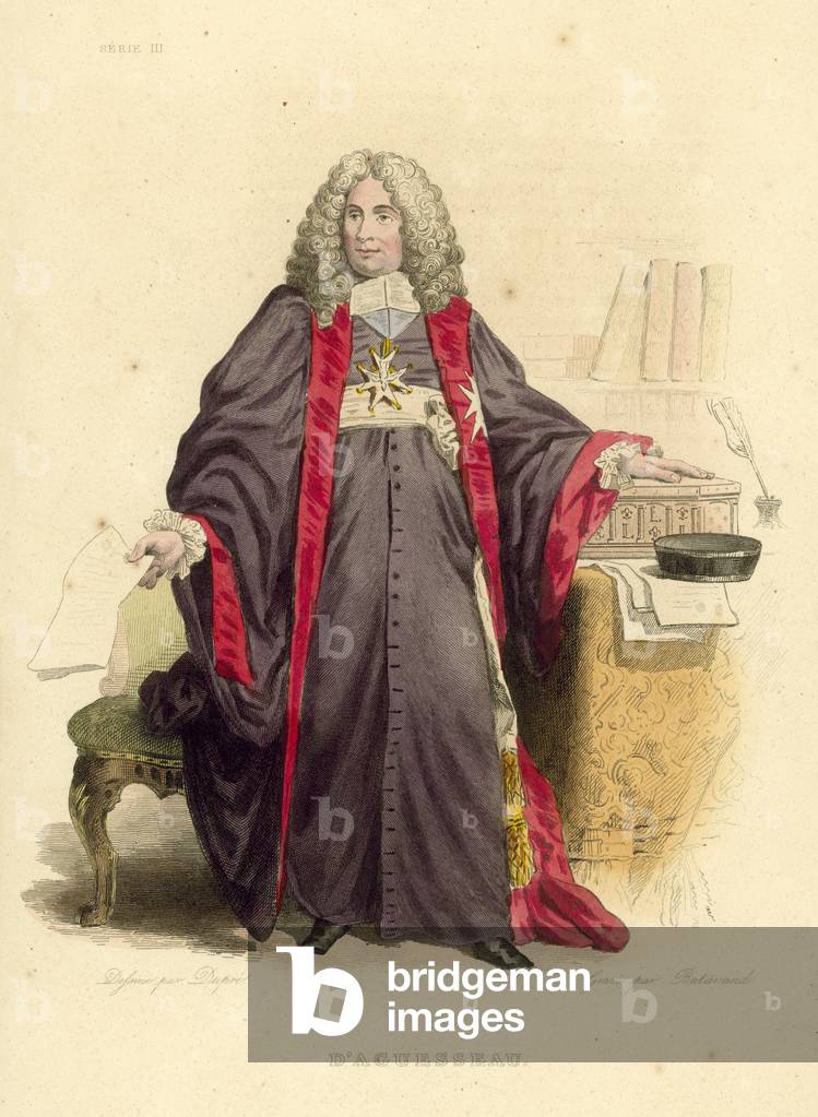 D'Aguesseau (incisione colorata)