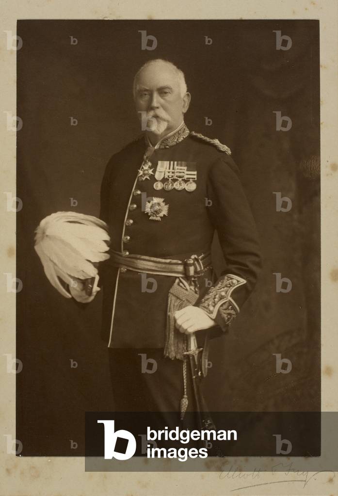 Portrait photograph of Lieut-General Sir John Withers McQueen, b/w