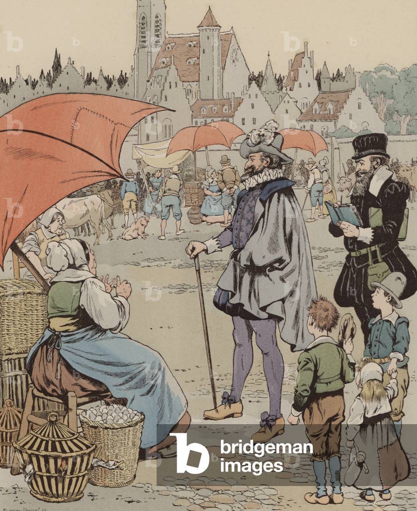 Immagine di Stampa "Henry IV" 1896 di Jacques Job