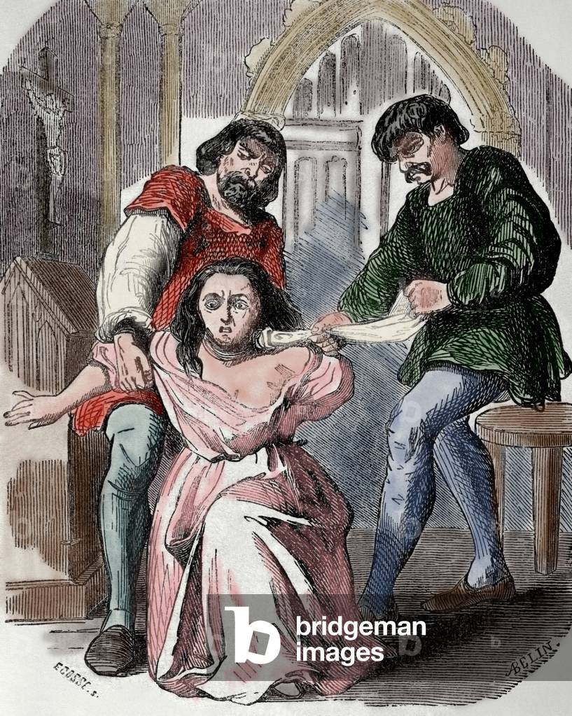 Margarita of Burgundy (1290-1315). Queen of France and Navarre. Wife King Louis X. Confined at Chateau Gaillar