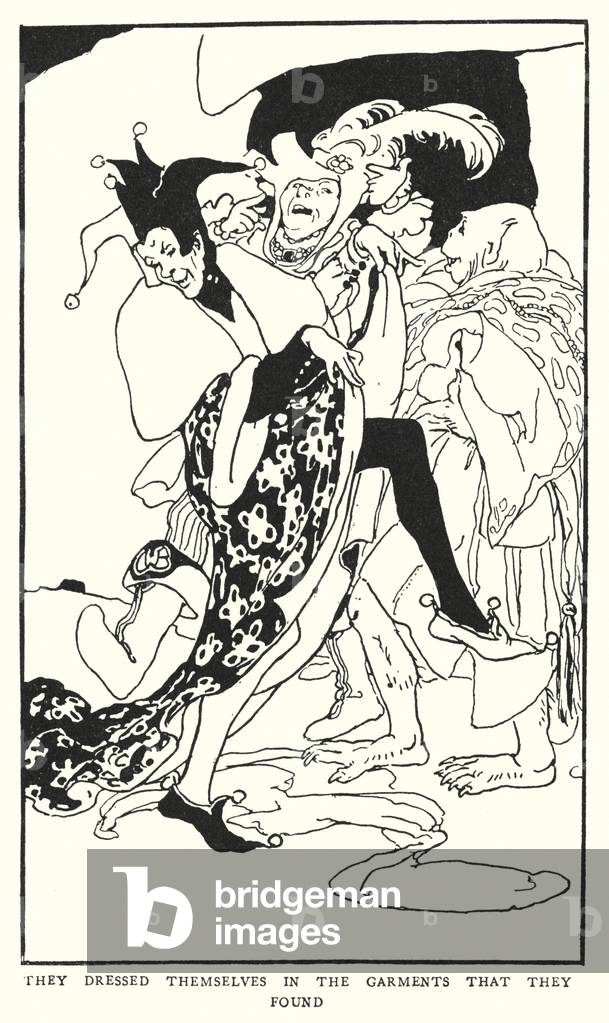 Illustrazione per La tempesta di Shakespeare (lito)