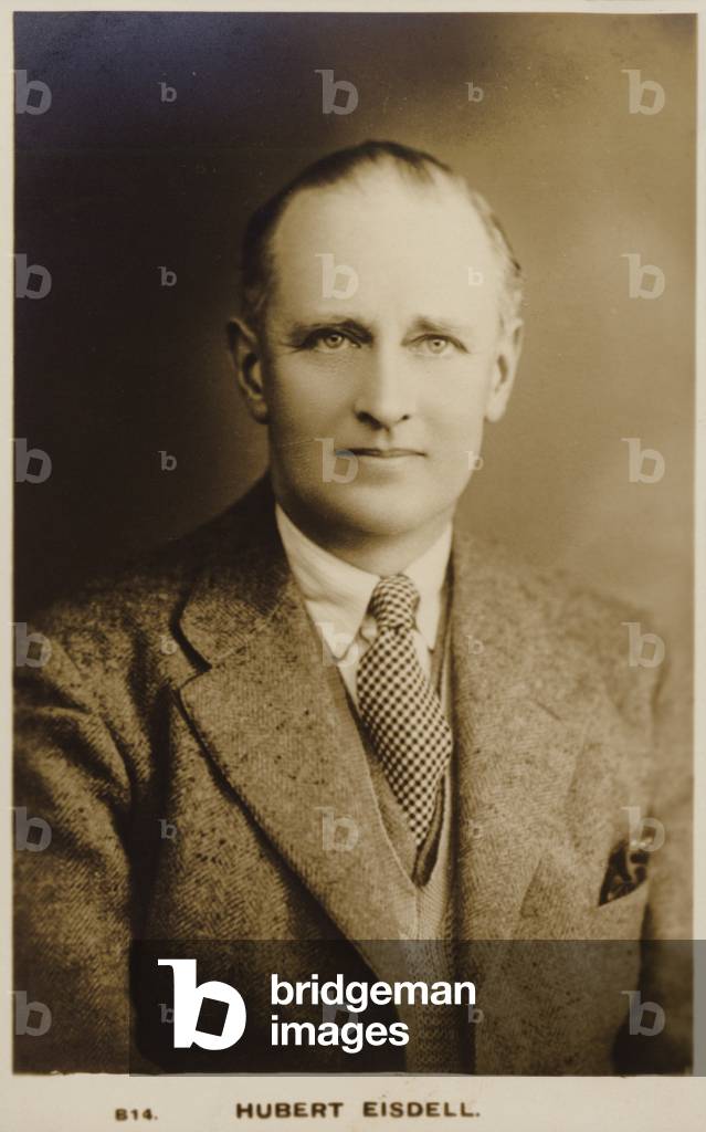 Hubert Eisdell (b/w photo)