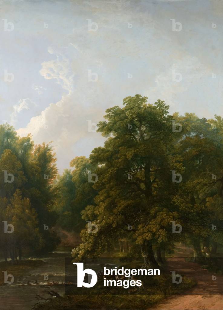Il fiume Esk a Dalkeith (olio su tela)