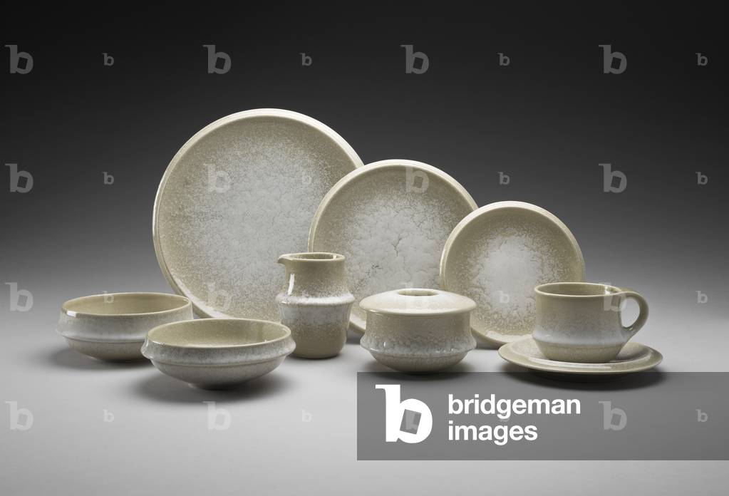 Thermal Informal: Dune Place Setting, 1964 (Steinzeug)
