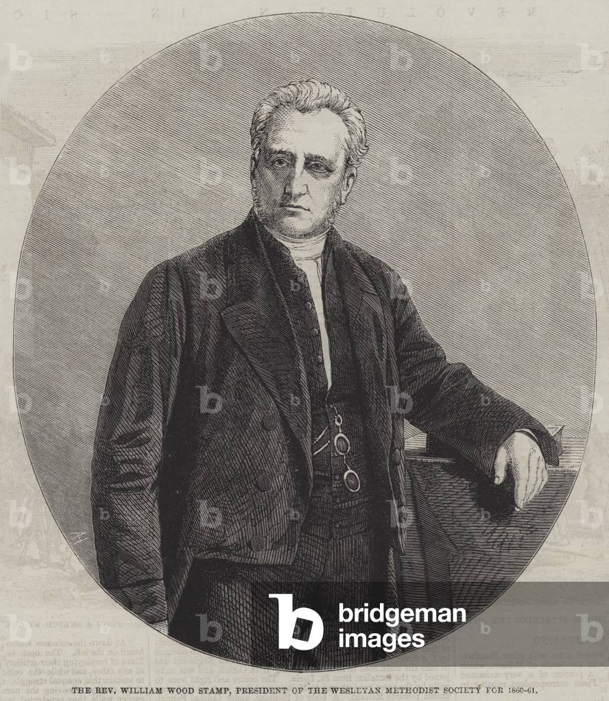 "il reverendo william legno timbro" 1860 di English School