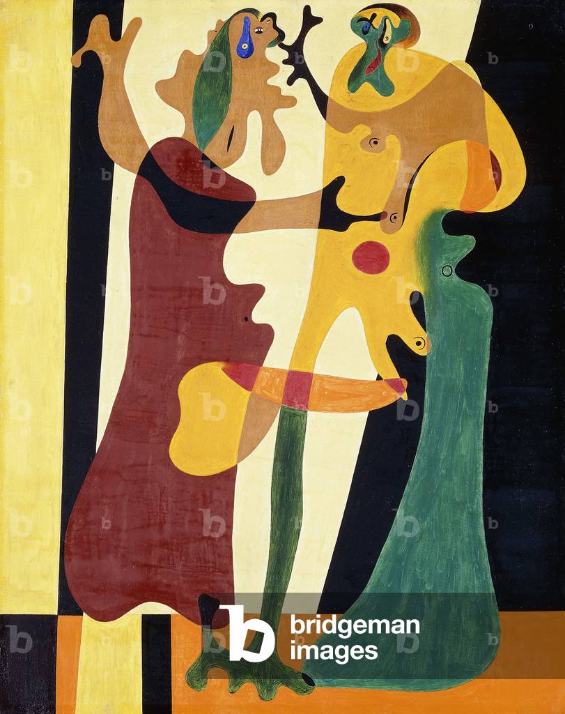 Gli amanti; Les Amoureux, 1932 (olio su tavola)