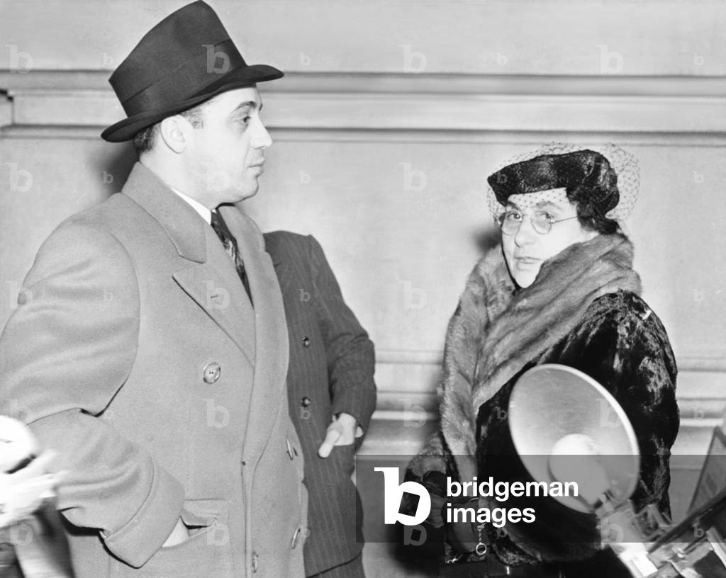 Al Capone's mother Teresa, and brother Ralph photographed in Federal