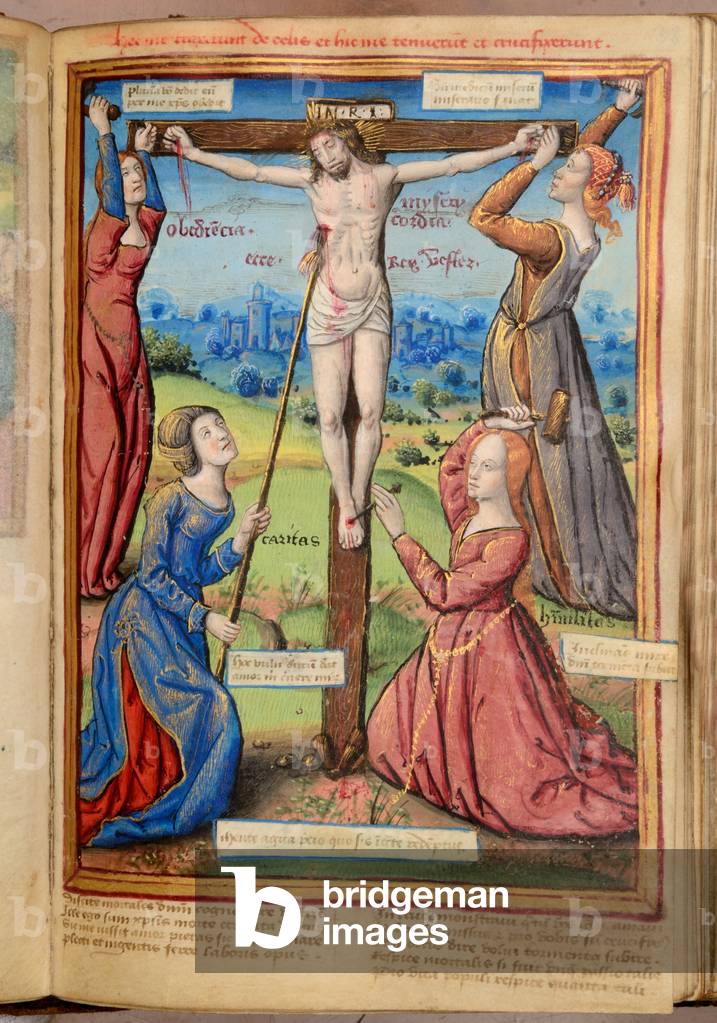 "Ms 45 fol.38r Wounds of Christ", c.1500 von French School
