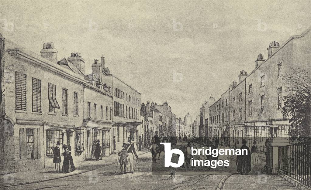 Image of Engraving depicting Eton High Street by English Artist