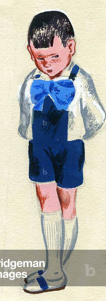 Illustration von 'The Rain Went for a Walk' von Emma Moshkovskaya, 1963 (Gouache auf Papier)
