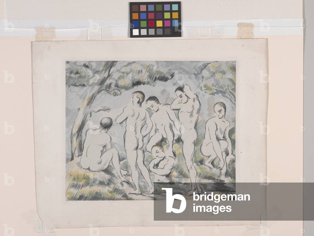Les Baigneurs, Petite Planche, 1897 (colour lithograph chine collé)