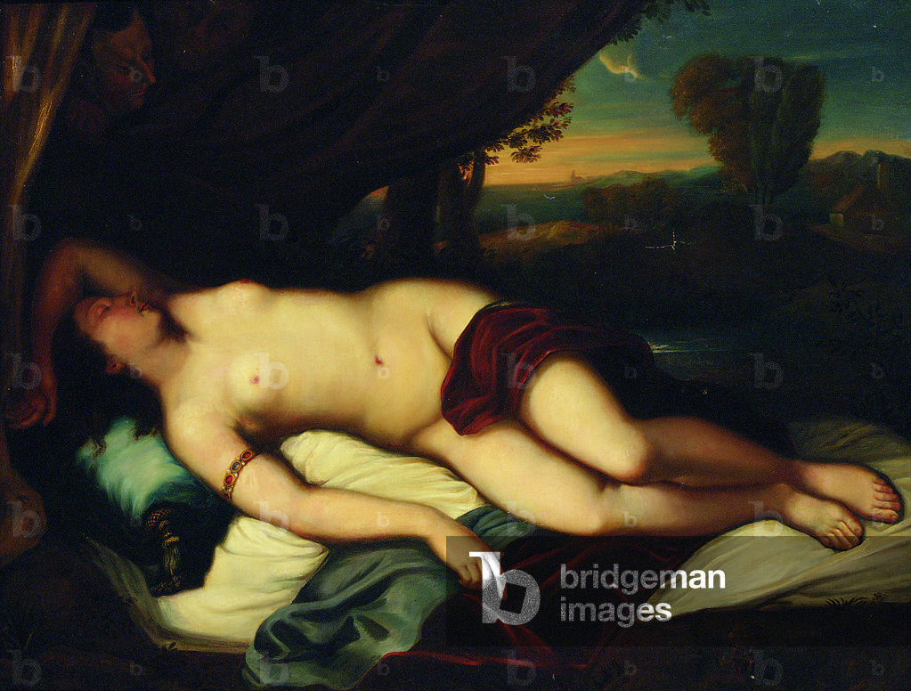 Vénus Dormir (huile sur toile)