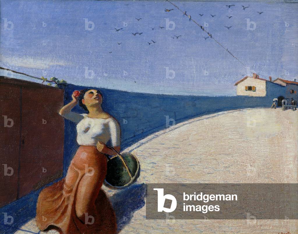 "Primavera Con Rondini" 1924 di Vittorio Bolaffio