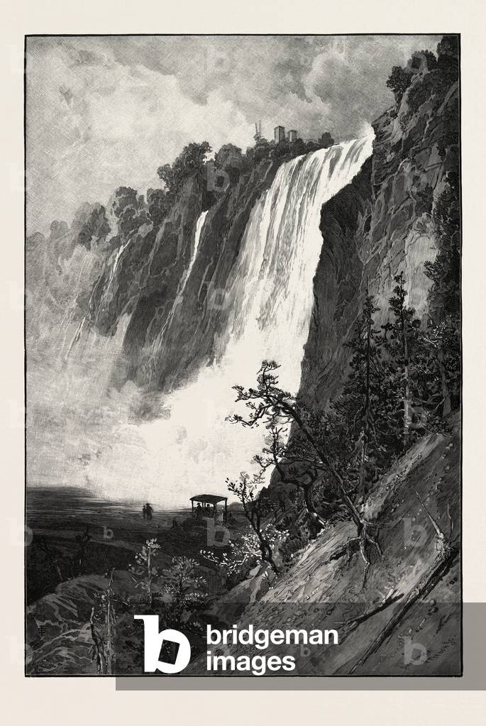 Immagine di Incisione "Cascate di Montmorency"