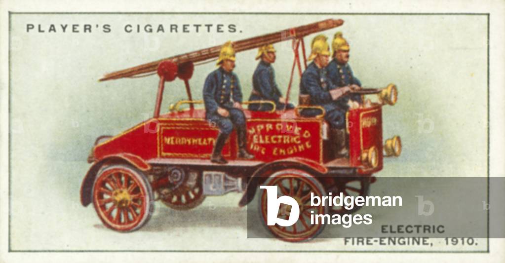 Image de Estampe représentant Appareils de lutte contre l'incendie : pompe à incendie électrique 1901 par Engl