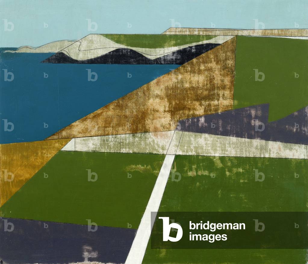 Field Edge 12 2014 21 x 24 cm acrylic on board by Vanessa Gardiner