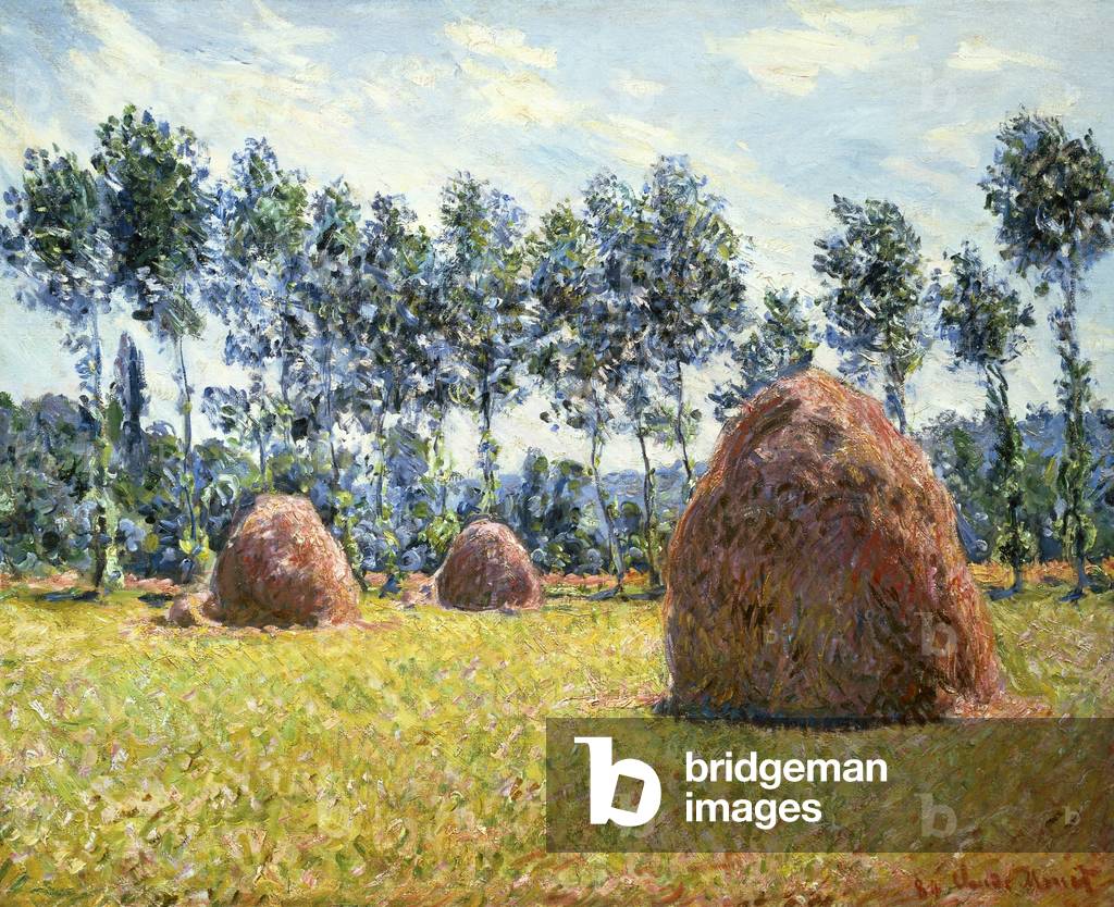 Heuhaufen bei Giverny, 1884 (Öl auf Leinwand)