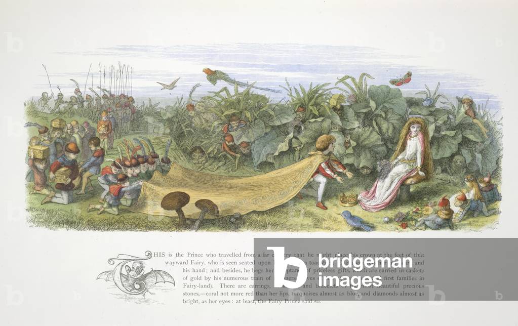 Un principe che offre regali