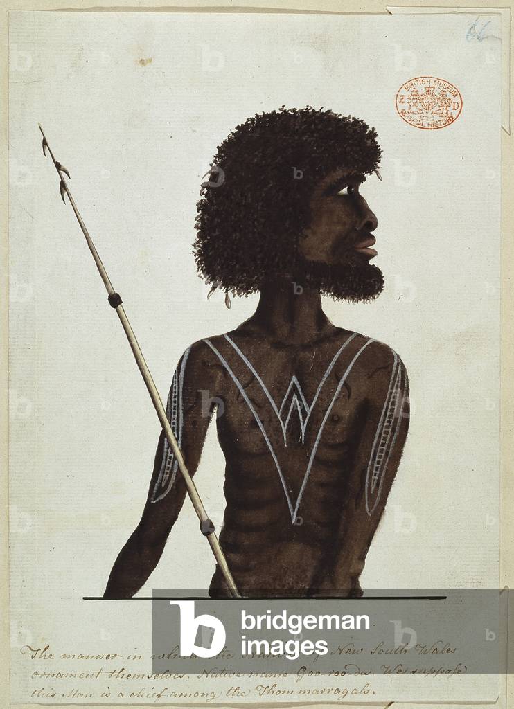 porträt von einem aborigine mann