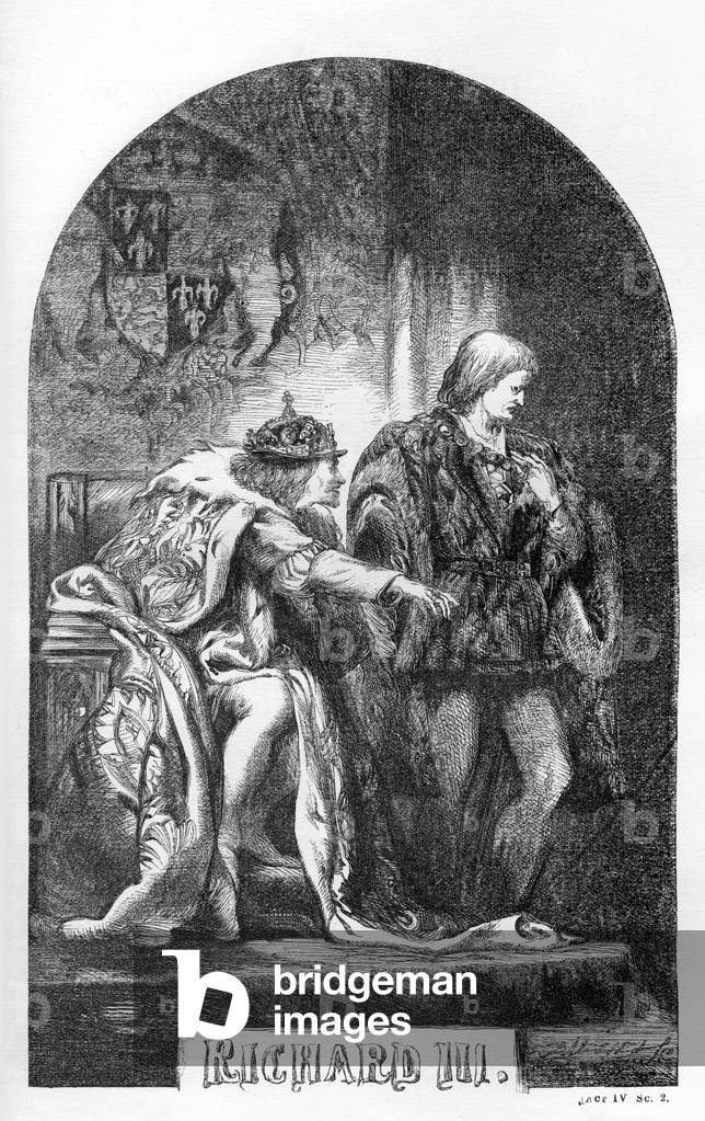 "Riccardo III" di John Gilbert, b/w