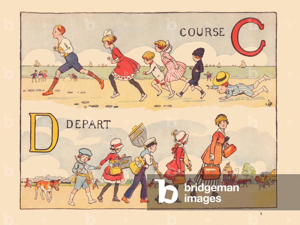 Immagine di Nessuno "GARA HOLIDAY ALPHABET DONKEYS" 1920 di Raymond de la Neziere