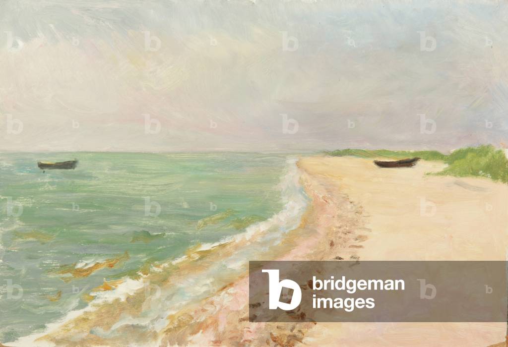 "Vista del Mar Baltico", 1950s di Konstantin Lekomtsev