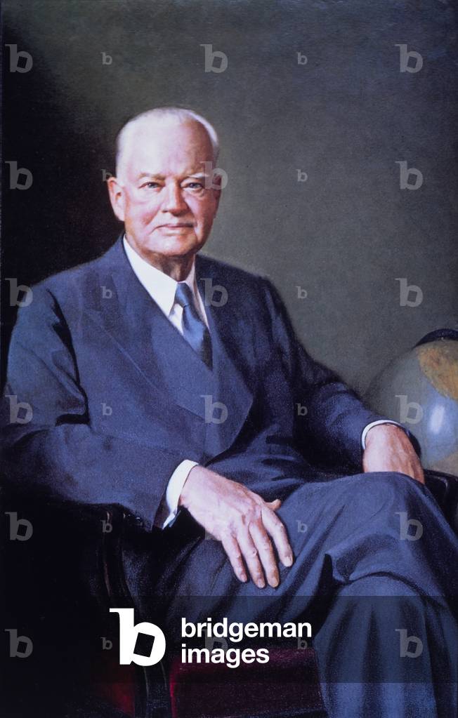 Herbert Hoover (1874-1964), 31° Presidente degli Stati Uniti d'America, Ritratto ufficiale della Casa Bianca, 