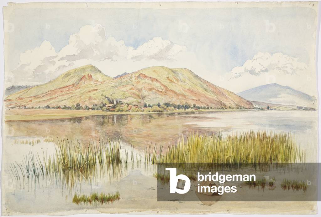 "Turumataro e Lago Pátzcuaro" 1896 di Adela Breton