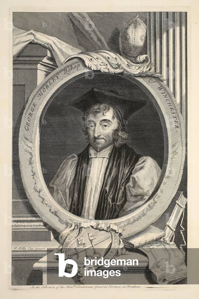 Ritratto di Giorgio Morley, Vescovo di Winchester, illustrazione da 'teste di illustri persone di Gran Bretagn