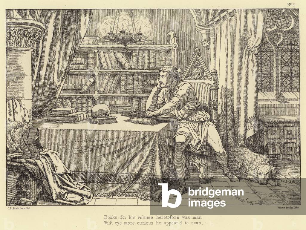 Abbildung für Lara, Eine Geschichte von Lord Byron (Gravur)