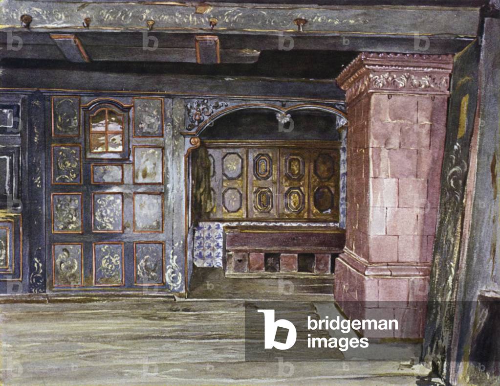 Part of the Hall in the E Harden House by Hermann Haase