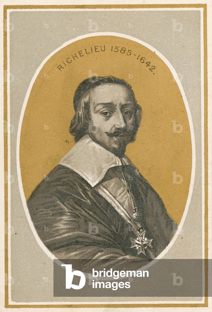 Richelieu (coloris litho) 1801 par French School, b/w