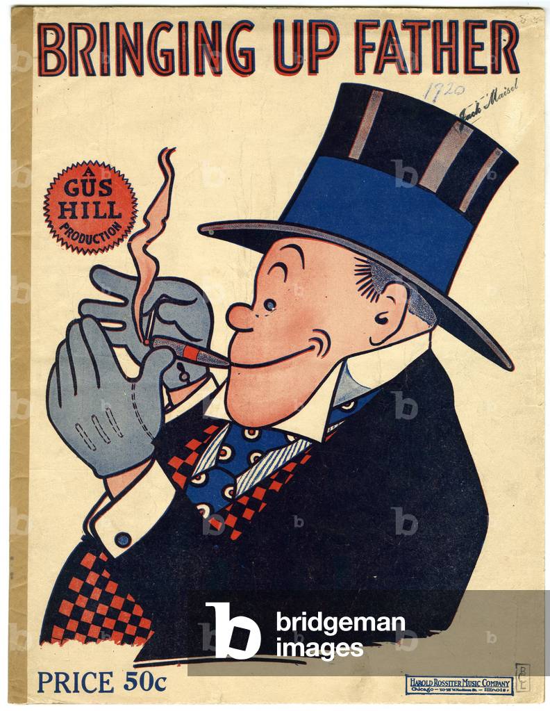 Popular Song Hits from BringUp Father, 1914, Notencover, 1914 (Lithographie)