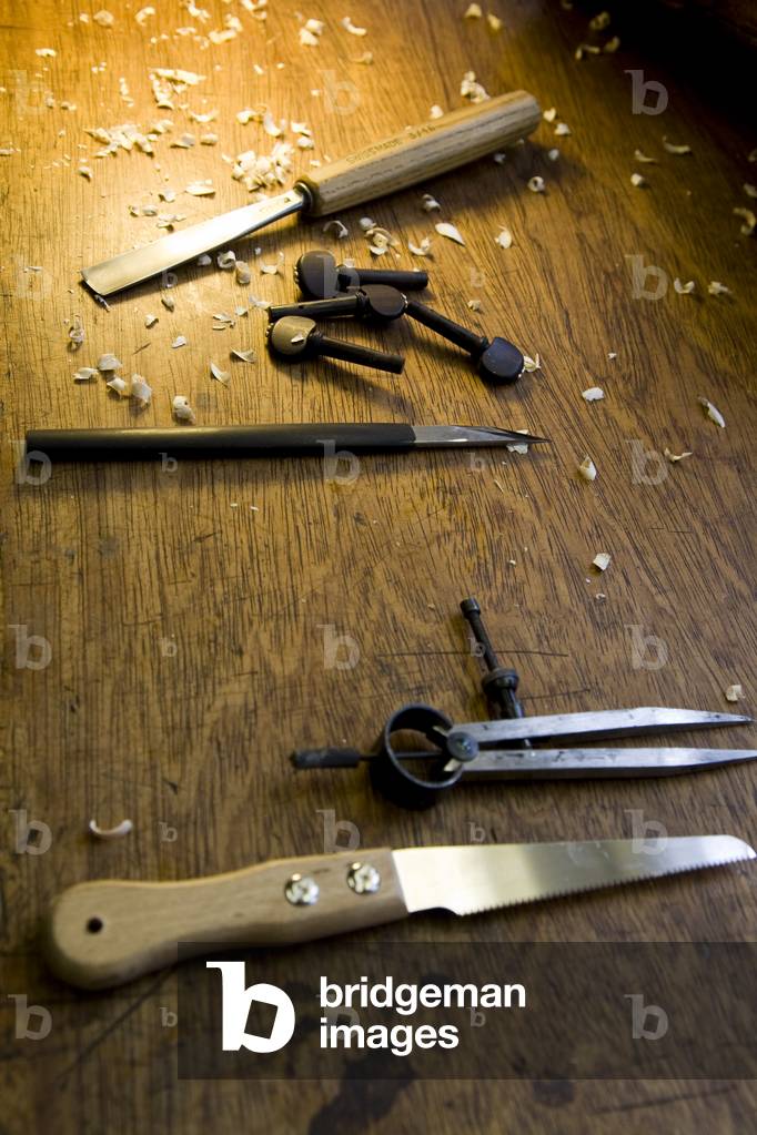 Violin repairing tools by Bella Falk
