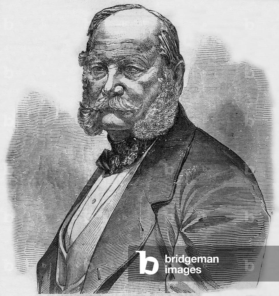 Guillaume 1er empereur de Prusse 1801, b/w