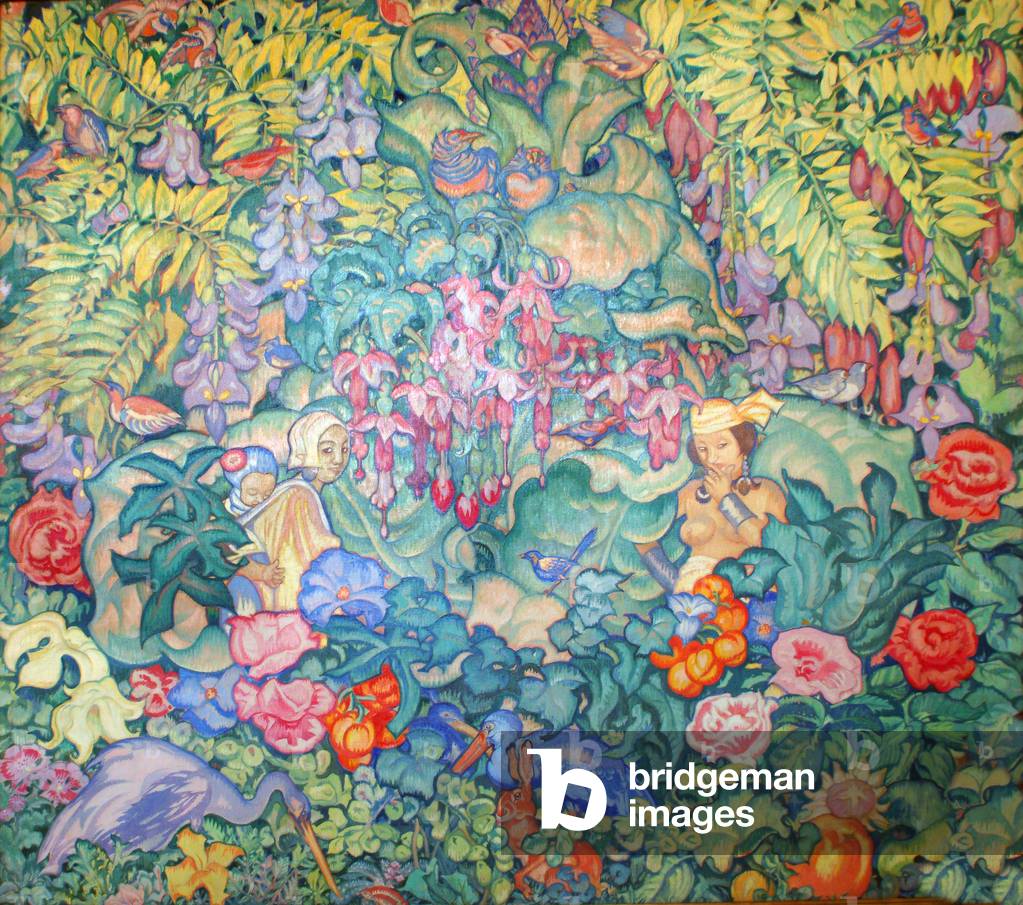 Immagine di Dipinto "British Empire Panel 8" 1930 di Frank Brangwyn