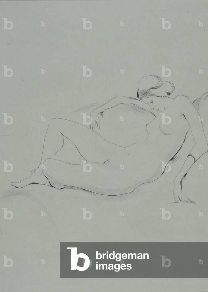 Akt, 1923 (Trockenpunkt)
