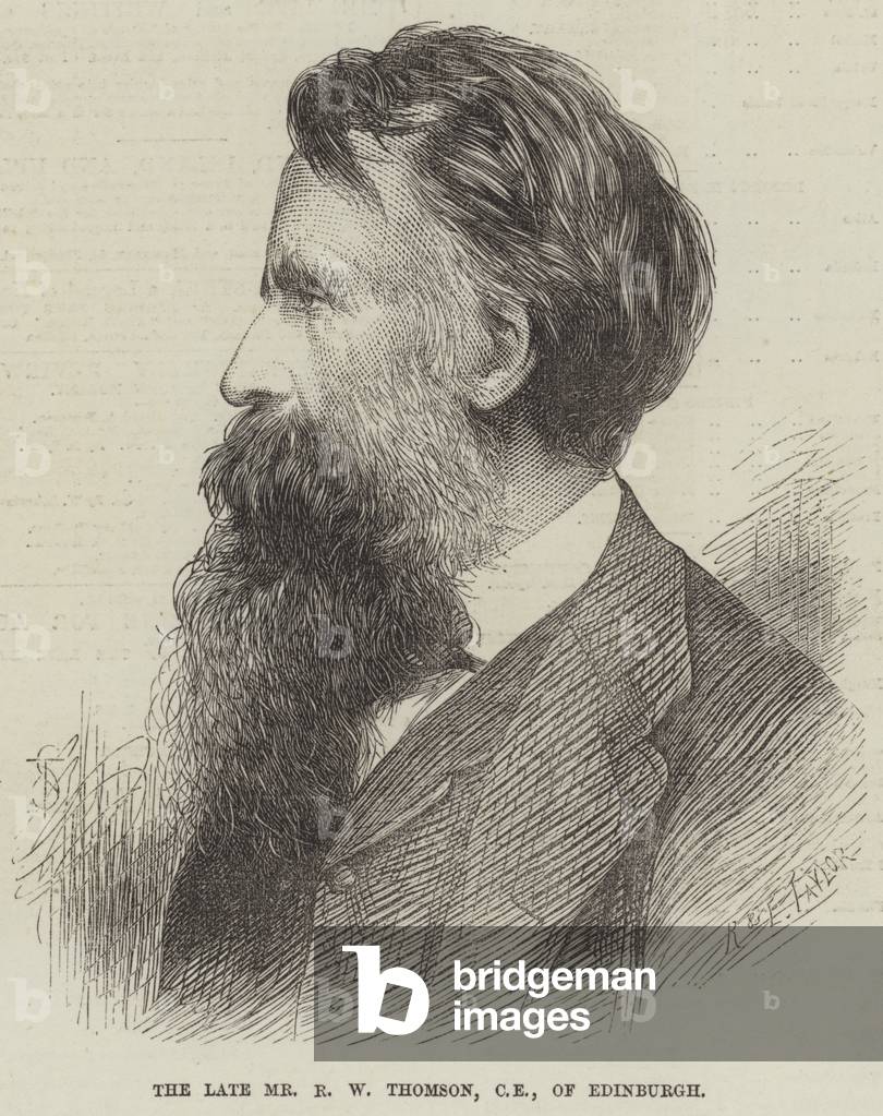 Der späte Herr R W Thomson, CE, von Edinburgh (gravieren)